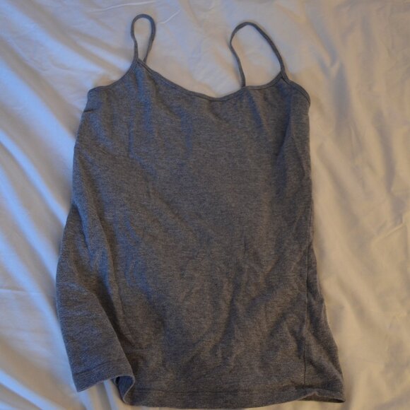 Womens XS Grey Strappy Tank - Picture 1 of 3